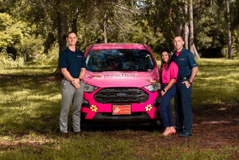 home care business with nurse next door