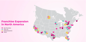 Franchise Locations across North America