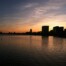 night cityline of Massachusetts