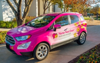 Nurse Next Door Bold Pink Car