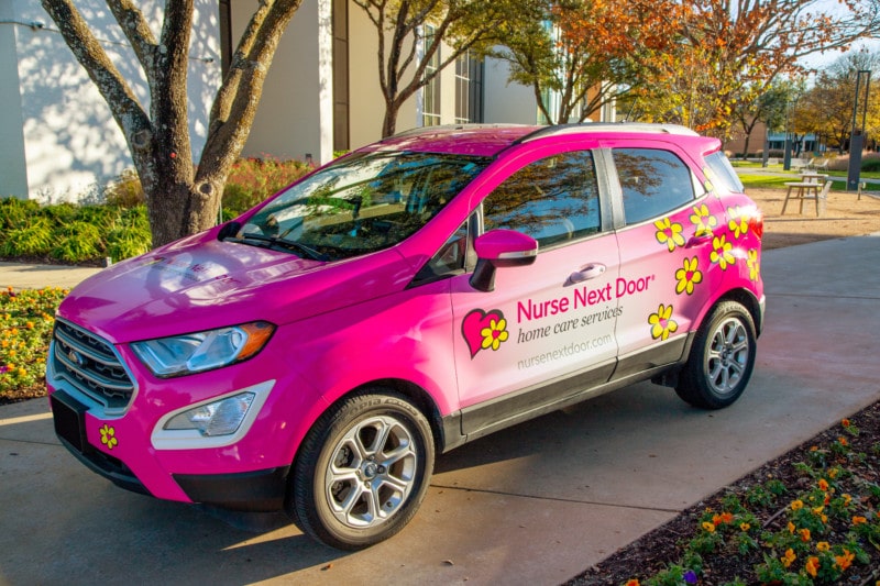 Nurse Next Door Bold Pink Car